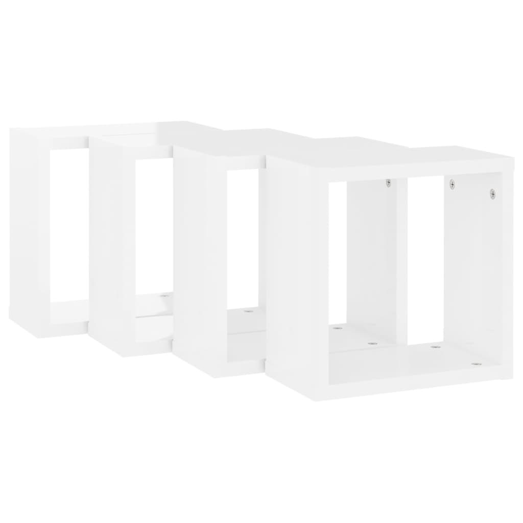 8720286594353_g_en_hd_3 vidaXL Wall Cube Shelves 4 pcs High Gloss White 30x15x30 cm - Image 5