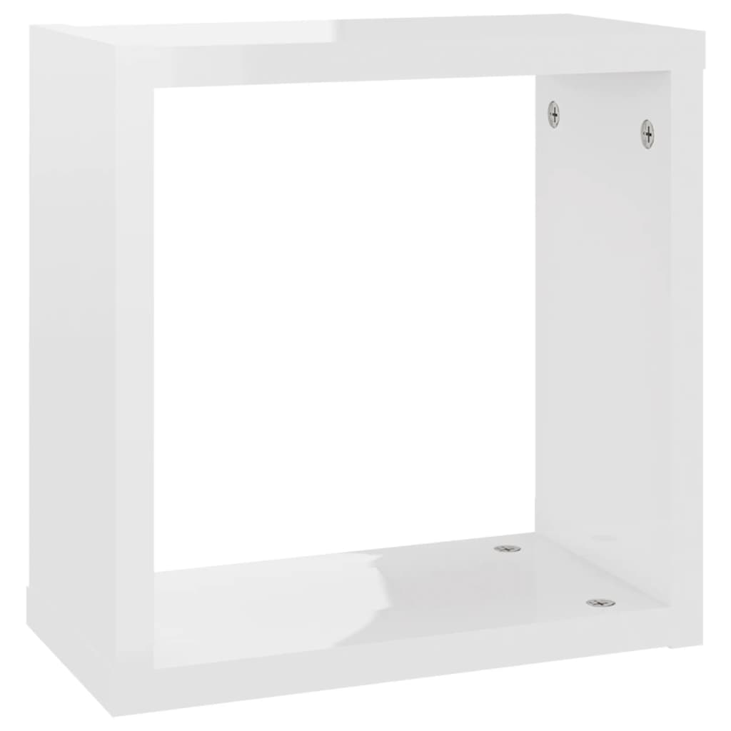 8720286594353_g_en_hd_5 vidaXL Wall Cube Shelves 4 pcs High Gloss White 30x15x30 cm - Image 7