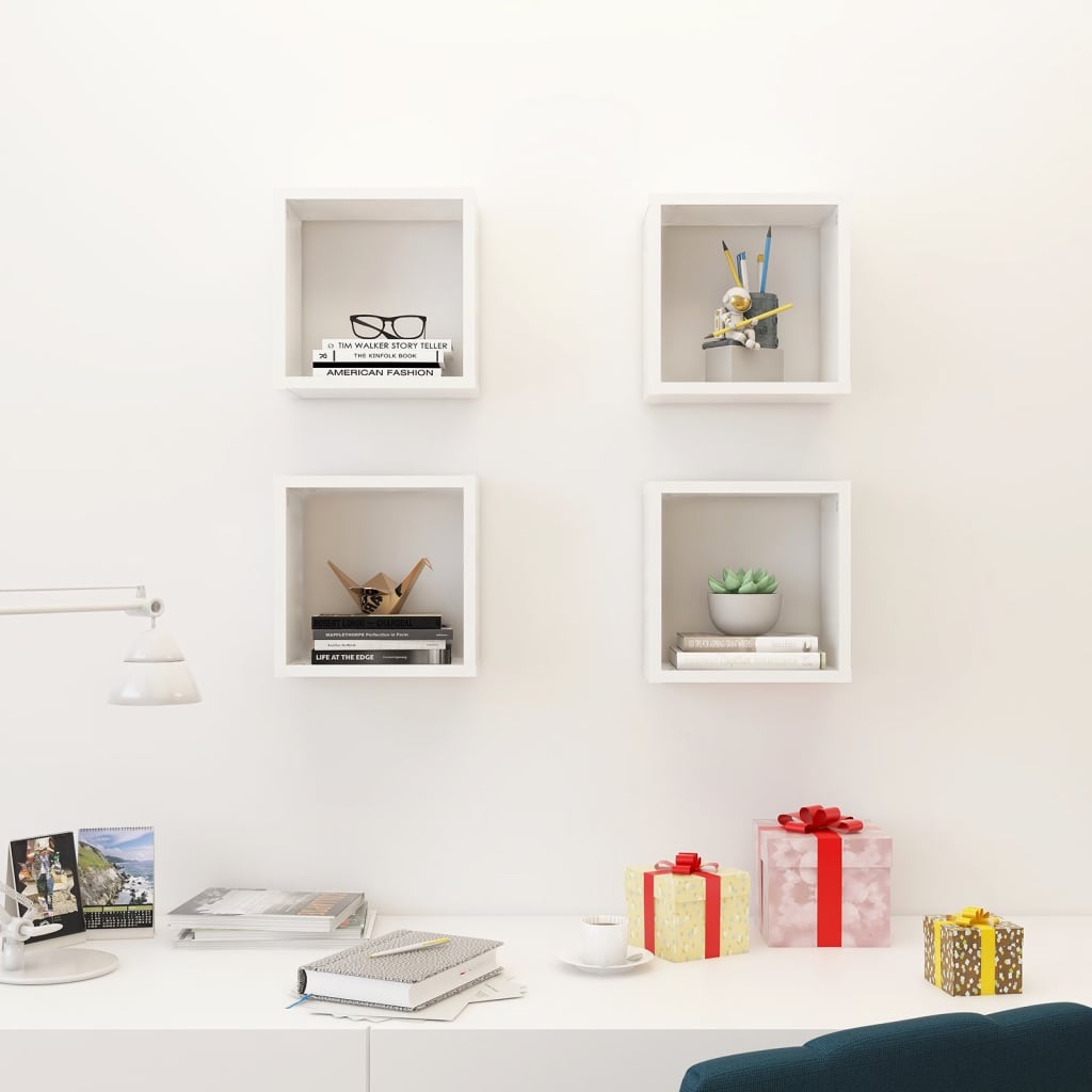 8720286594445_g_en_hd_1 vidaXL Wall Cube Shelves 4 pcs White 26x15x26 cm - Image 3