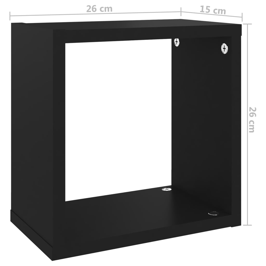 8720286594476_g_en_hd_9 vidaXL Wall Cube Shelves 4 pcs Black 26x15x26 cm - Image 11