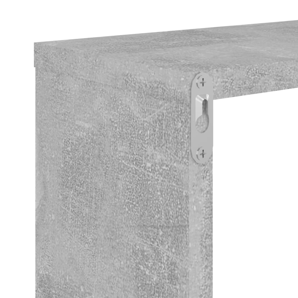8720286594551_g_en_hd_8 vidaXL Wall Cube Shelves 2 pcs Concrete Grey 26x15x26 cm - Image 10