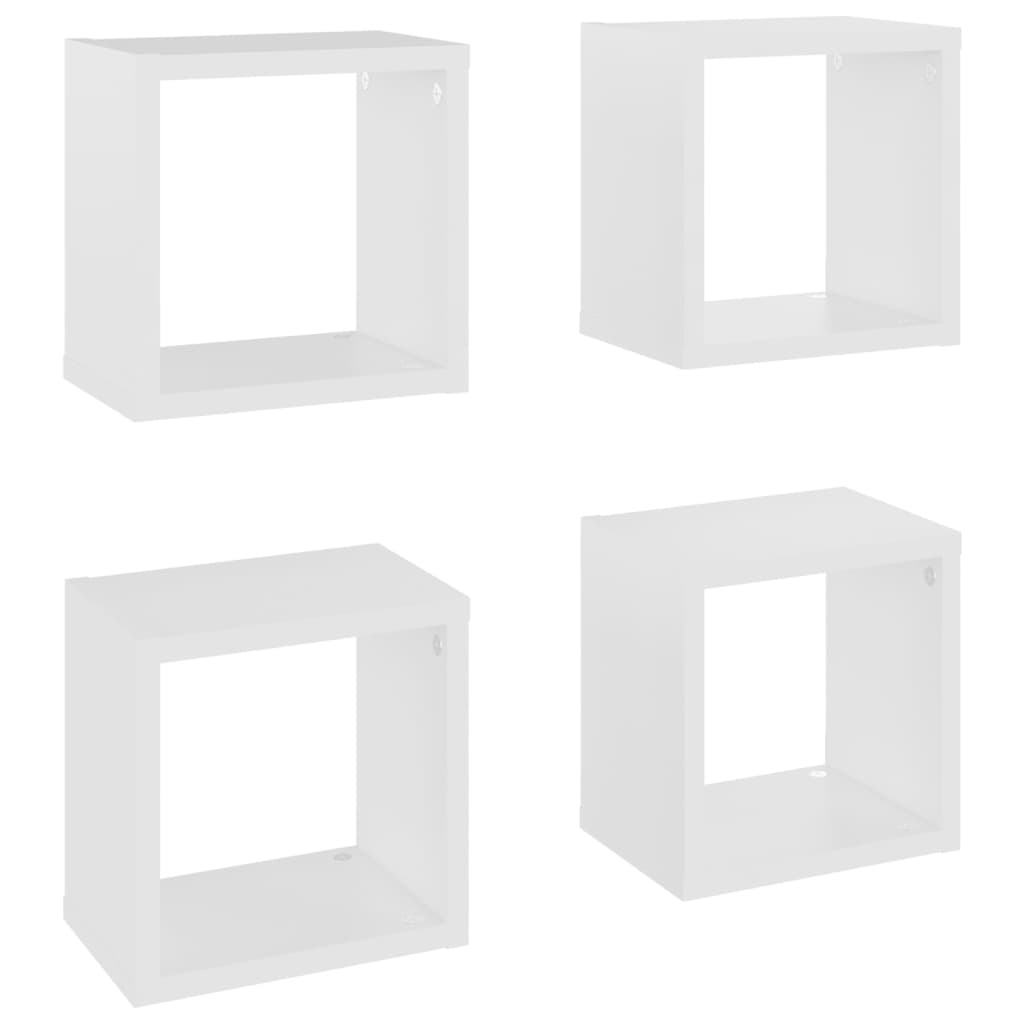 8720286594711_a_en_hd_1 vidaXL Wall Cube Shelves 4 pcs White 22x15x22 cm - Image 2