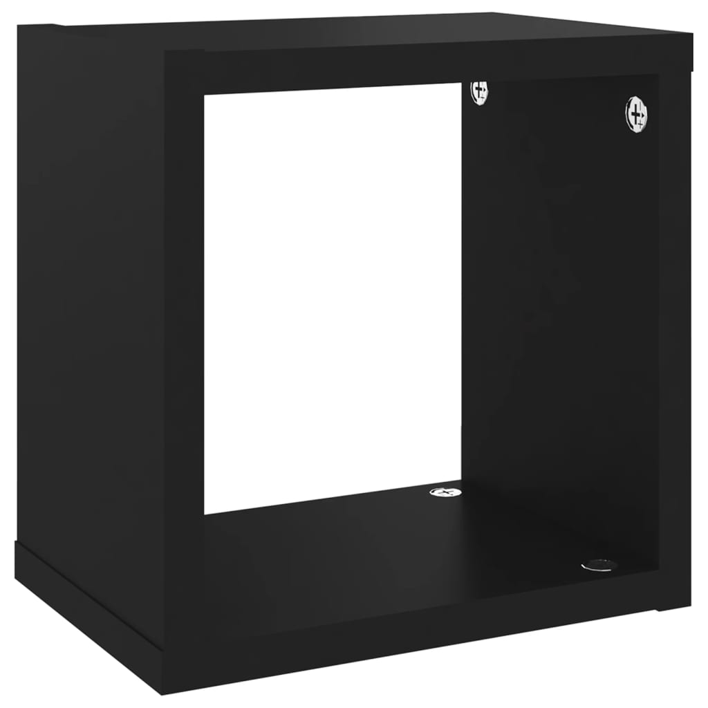 8720286594742_g_en_hd_5 vidaXL Wall Cube Shelves 4 pcs Black 22x15x22 cm - Image 7