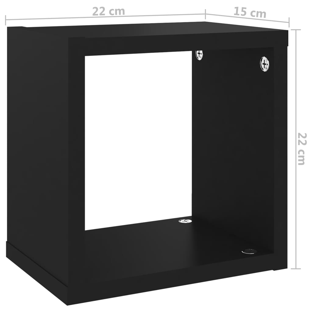 8720286594742_g_en_hd_9 vidaXL Wall Cube Shelves 4 pcs Black 22x15x22 cm - Image 11