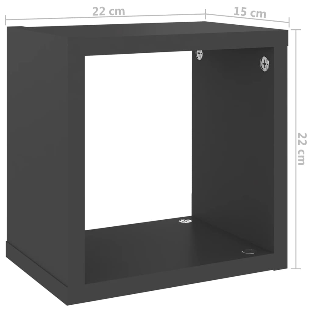 8720286594773_g_en_hd_9 vidaXL Wall Cube Shelves 4 pcs Grey 22x15x22 cm - Image 11