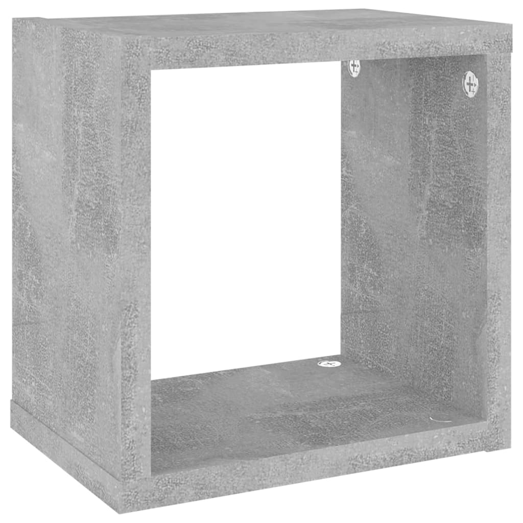 8720286594834_g_en_hd_5 vidaXL Wall Cube Shelves 4 pcs Concrete Grey 22x15x22 cm - Image 7