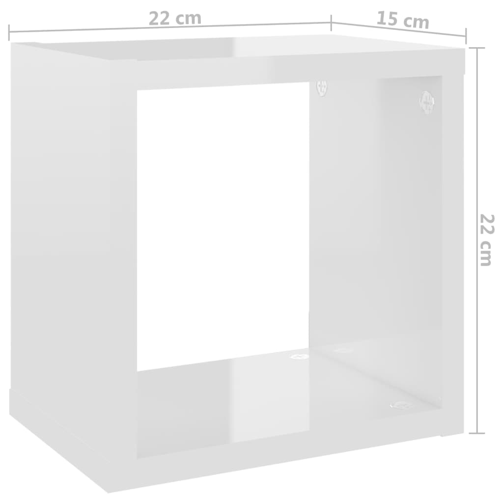 8720286594896_g_en_hd_9 vidaXL Wall Cube Shelves 4 pcs High Gloss White 22x15x22 cm - Image 11