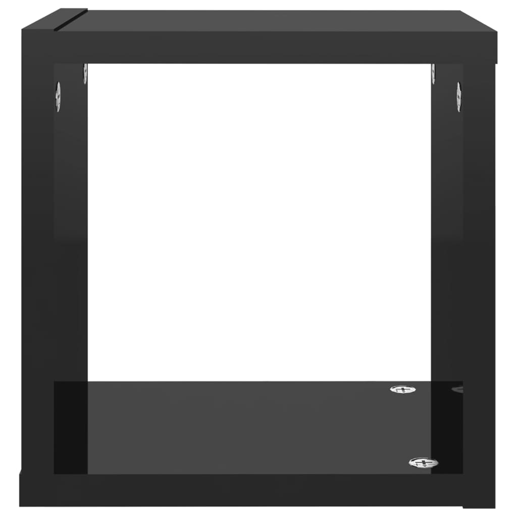 8720286594926_g_en_hd_6 vidaXL Wall Cube Shelves 4 pcs High Gloss Black 22x15x22 cm - Image 8
