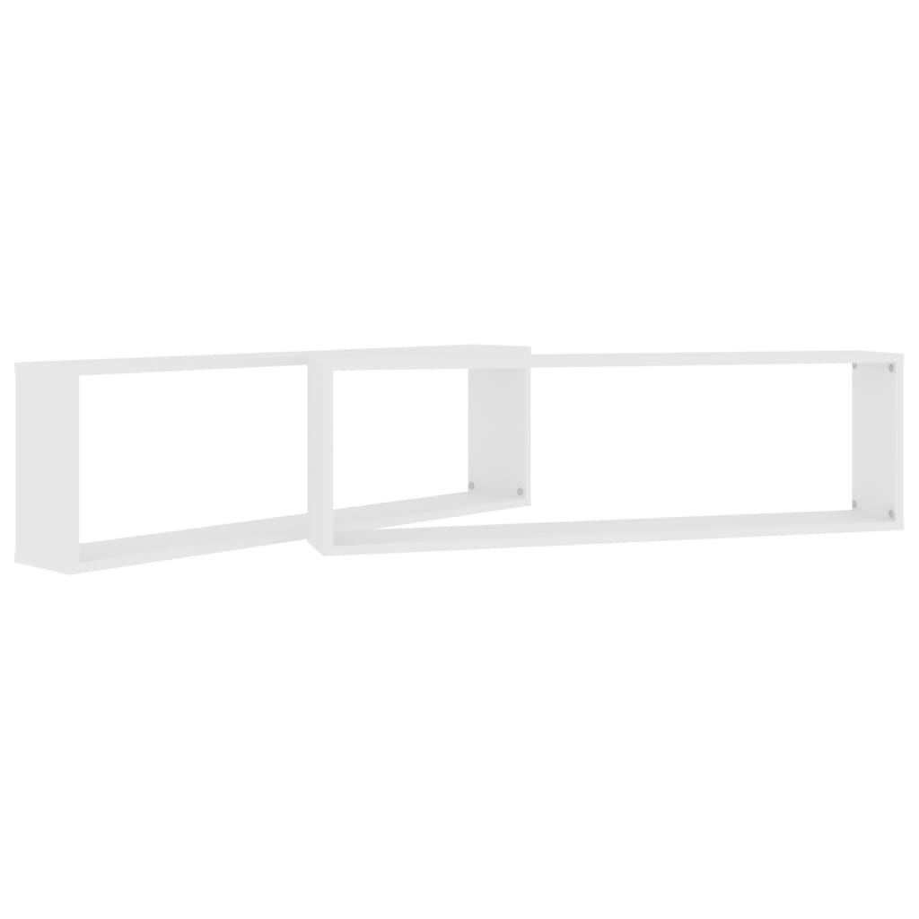 8720286594971_g_en_hd_3 vidaXL Wall Cube Shelves 2 pcs White 100x15x30 cm Engineered Wood - Image 5