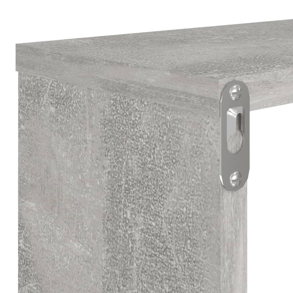 8720286595374_g_en_hd_7 vidaXL Wall Cube Shelves 4 pcs Concrete Grey 80x15x26.5 cm Engineered Wood - Image 9