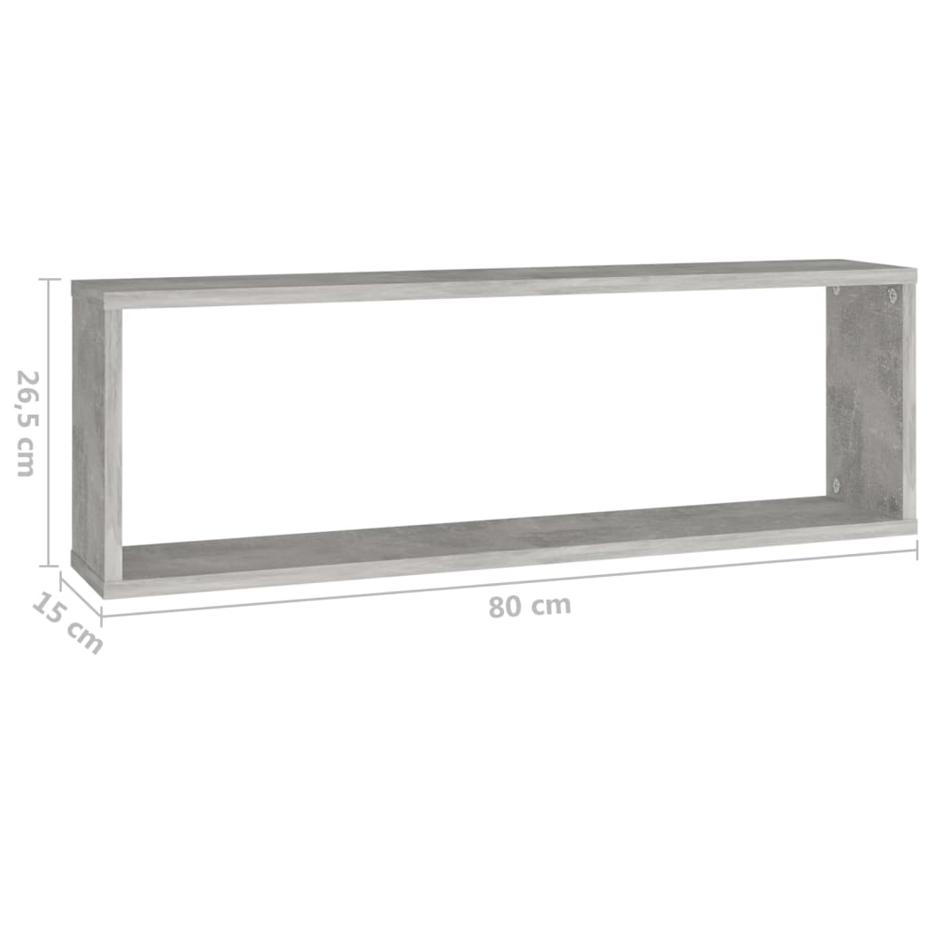 8720286595374_g_en_hd_8 vidaXL Wall Cube Shelves 4 pcs Concrete Grey 80x15x26.5 cm Engineered Wood - Image 10