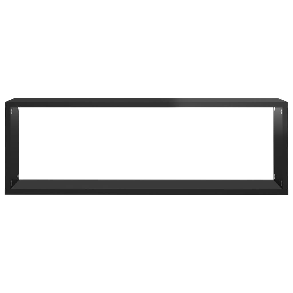 8720286595466_g_en_hd_5 vidaXL Wall Cube Shelves 4 pcs High Gloss Black 80x15x26.5cm Engineered Wood - Image 7