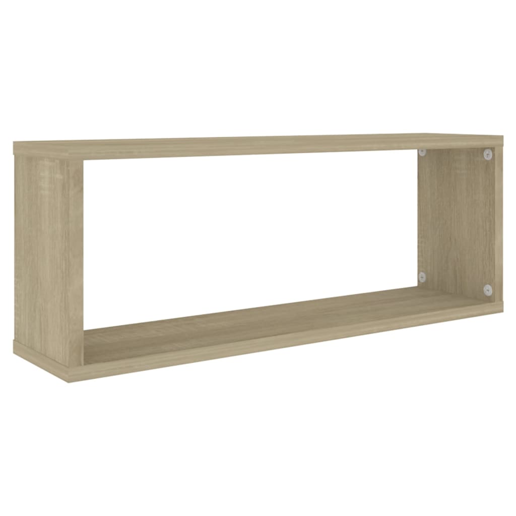8720286595602_g_en_hd_2 vidaXL Wall Cube Shelves 2 pcs Sonoma Oak 60x15x23 cm Engineered Wood - Image 4