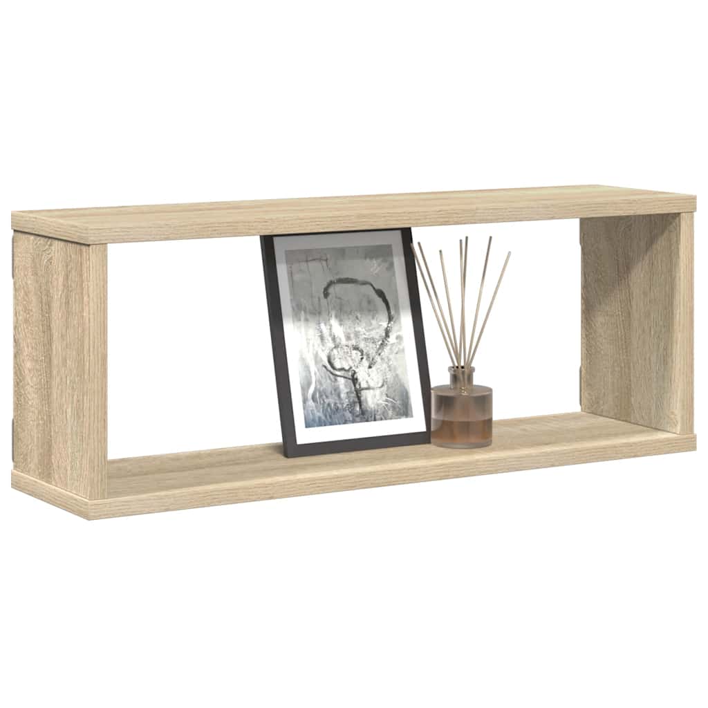 8720286595619_g_en_hd_1 vidaXL Wall Cube Shelves 4 pcs Sonoma Oak 60x15x23 cm Engineered Wood - Image 3