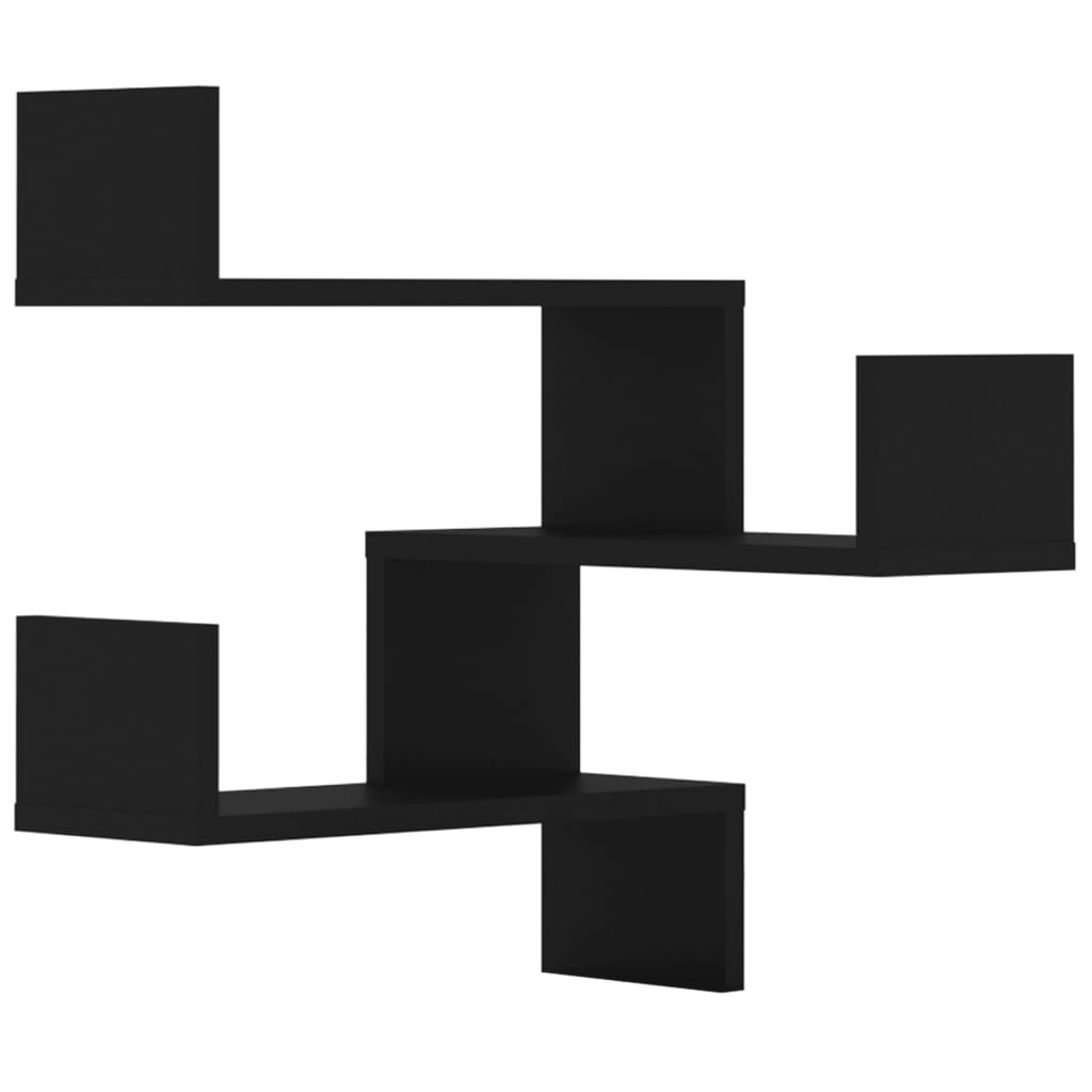 8720286596449_a_en_hd_1 vidaXL Wall Corner Shelves 2 pcs Black 40x40x50 cm Engineered Wood - Image 2