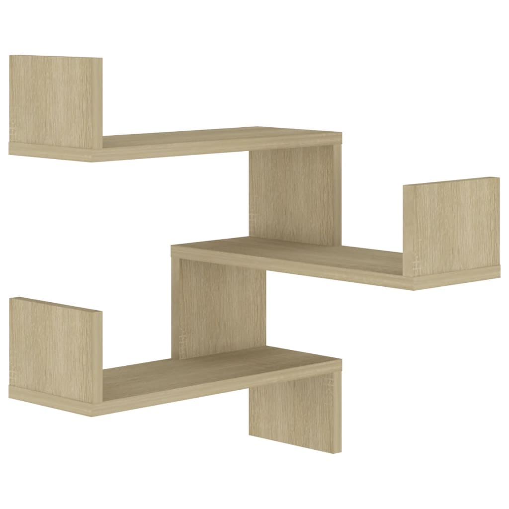 8720286596487_g_en_hd_3 vidaXL Wall Corner Shelves 2 pcs Sonoma Oak 40x40x50 cm Engineered Wood - Image 5