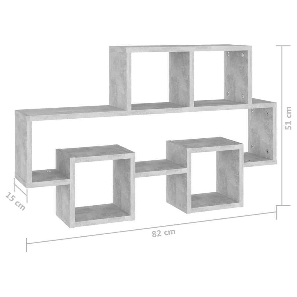 8720286596722_g_en_hd_4 vidaXL Car-shaped Wall Shelf Concrete Grey 82x15x51 cm Engineered Wood - Image 6