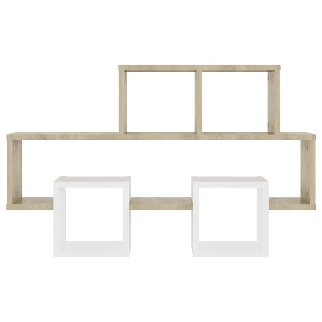 8720286596739_g_en_hd_1 vidaXL Car-shaped Wall Shelf White & Sonoma Oak 82x15x51 cm Engineered Wood - Image 3