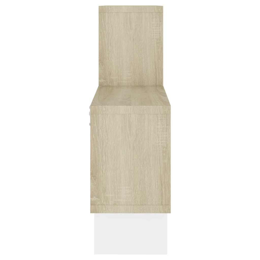 8720286596739_g_en_hd_2 vidaXL Car-shaped Wall Shelf White & Sonoma Oak 82x15x51 cm Engineered Wood - Image 4
