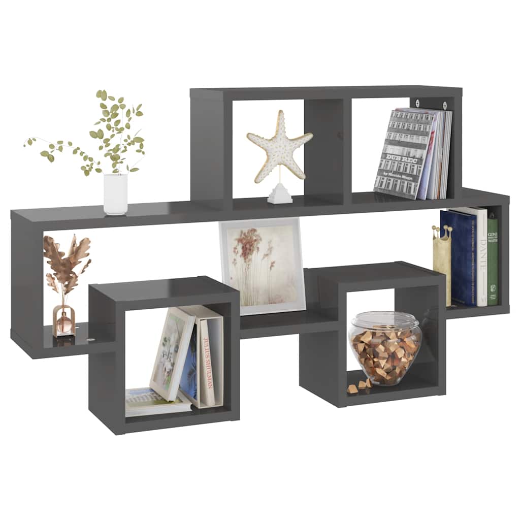 8720286596760_g_en_hd_3 vidaXL Car-shaped Wall Shelf High Gloss Grey 82x15x51 cm Engineered Wood - Image 5