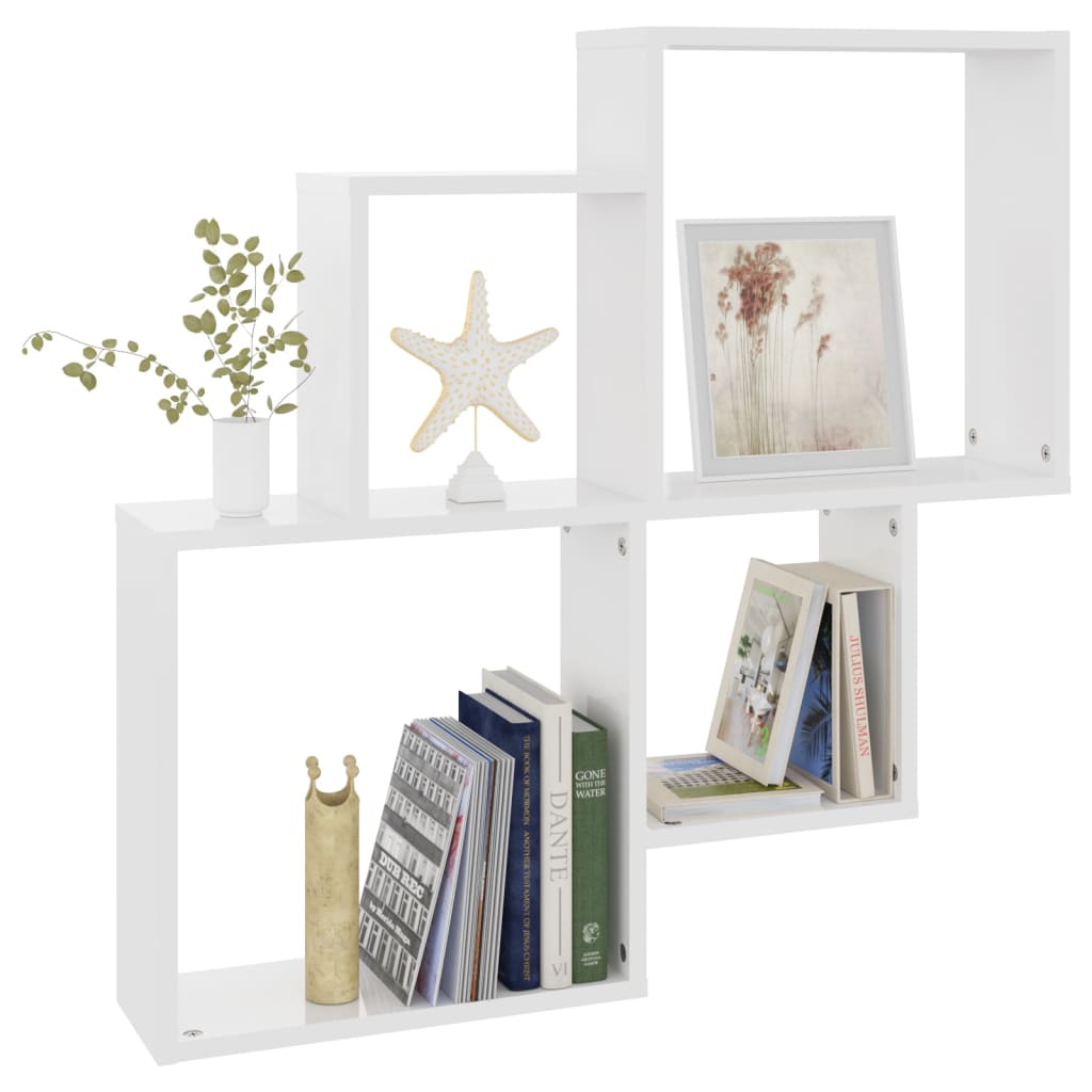 8720286596838_g_en_hd_3 vidaXL Wall Cube Shelf High Gloss White 80x15x78.5 cm Engineered Wood - Image 5