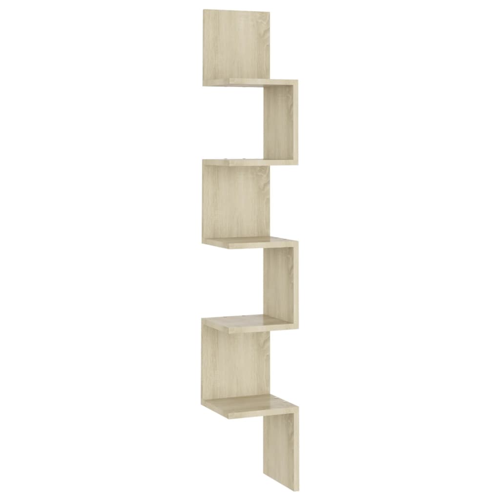 8720286596982_a_en_hd_1 vidaXL Wall Corner Shelf Sonoma Oak 20x20x127.5 cm Engineered Wood - Image 2