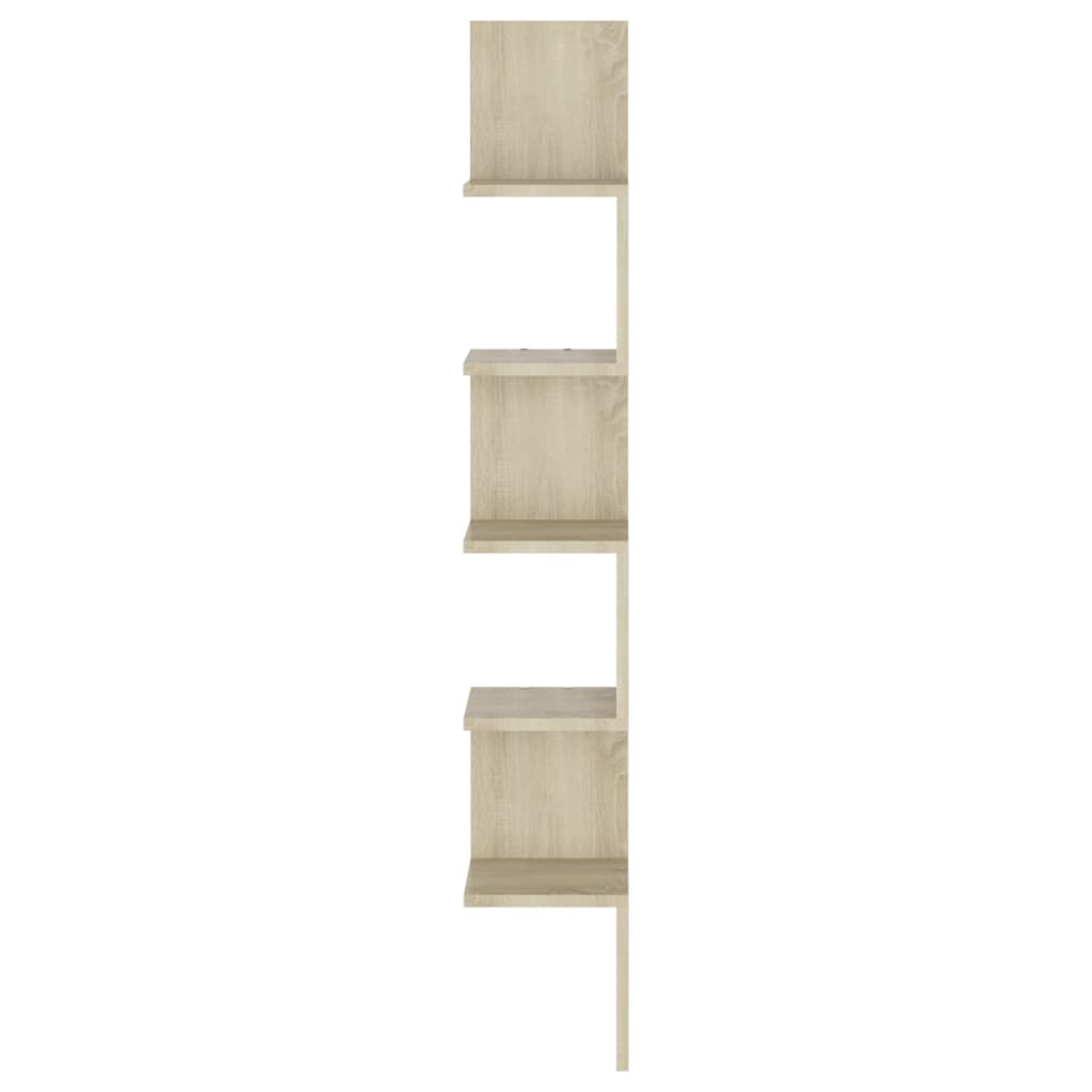 8720286596982_g_en_hd_2 vidaXL Wall Corner Shelf Sonoma Oak 20x20x127.5 cm Engineered Wood - Image 4