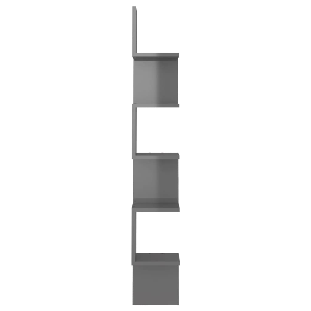8720286597033_g_en_hd_1 vidaXL Wall Corner Shelf High Gloss Grey 20x20x127.5 cm Engineered Wood - Image 3
