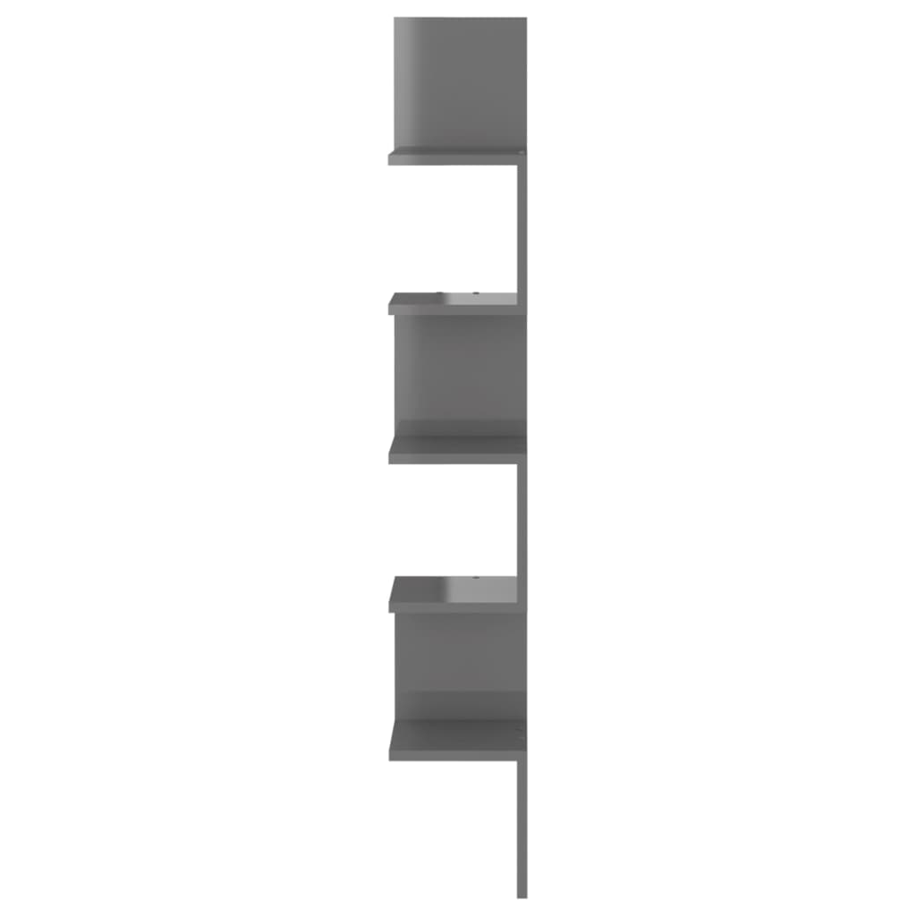 8720286597033_g_en_hd_2 vidaXL Wall Corner Shelf High Gloss Grey 20x20x127.5 cm Engineered Wood - Image 4