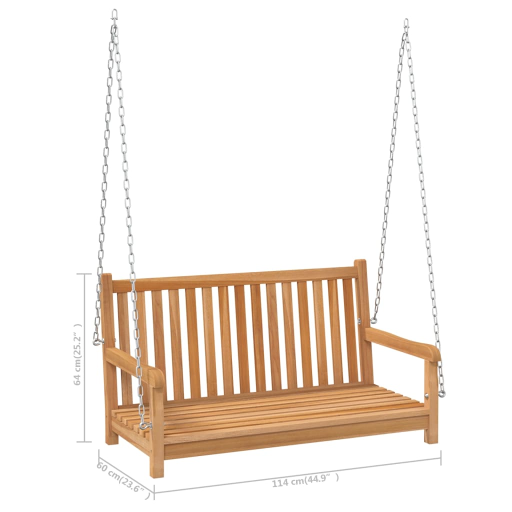 8720286597392_g_en_hd_6 vidaXL Swing Bench Solid Teak Wood 114x60x64 cm - Image 8