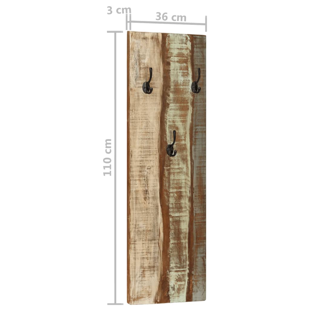 8720286602683_g_en_hd_7 vidaXL Wall-mounted Coat Racks 2 pcs 36x3x110 cm Solid Reclaimed Wood - Image 8