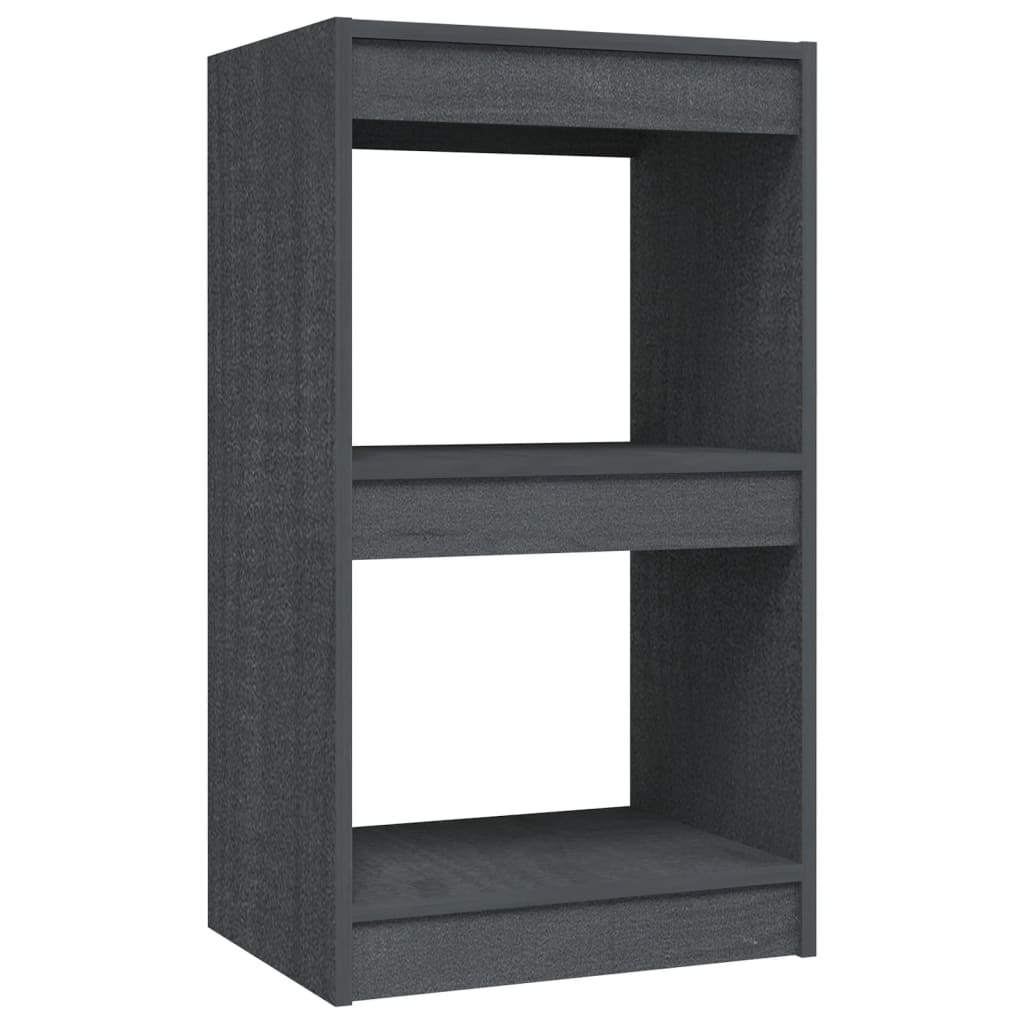 8720286608357_a_en_hd_1 vidaXL Book Cabinet Grey 40x30x71.5 cm Solid Pinewood - Image 2