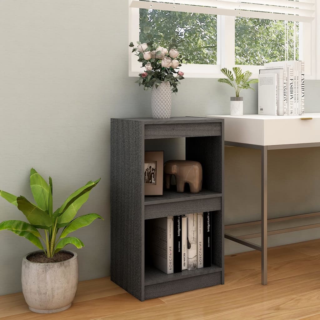 8720286608357_g_en_hd_1 vidaXL Book Cabinet Grey 40x30x71.5 cm Solid Pinewood - Image 4