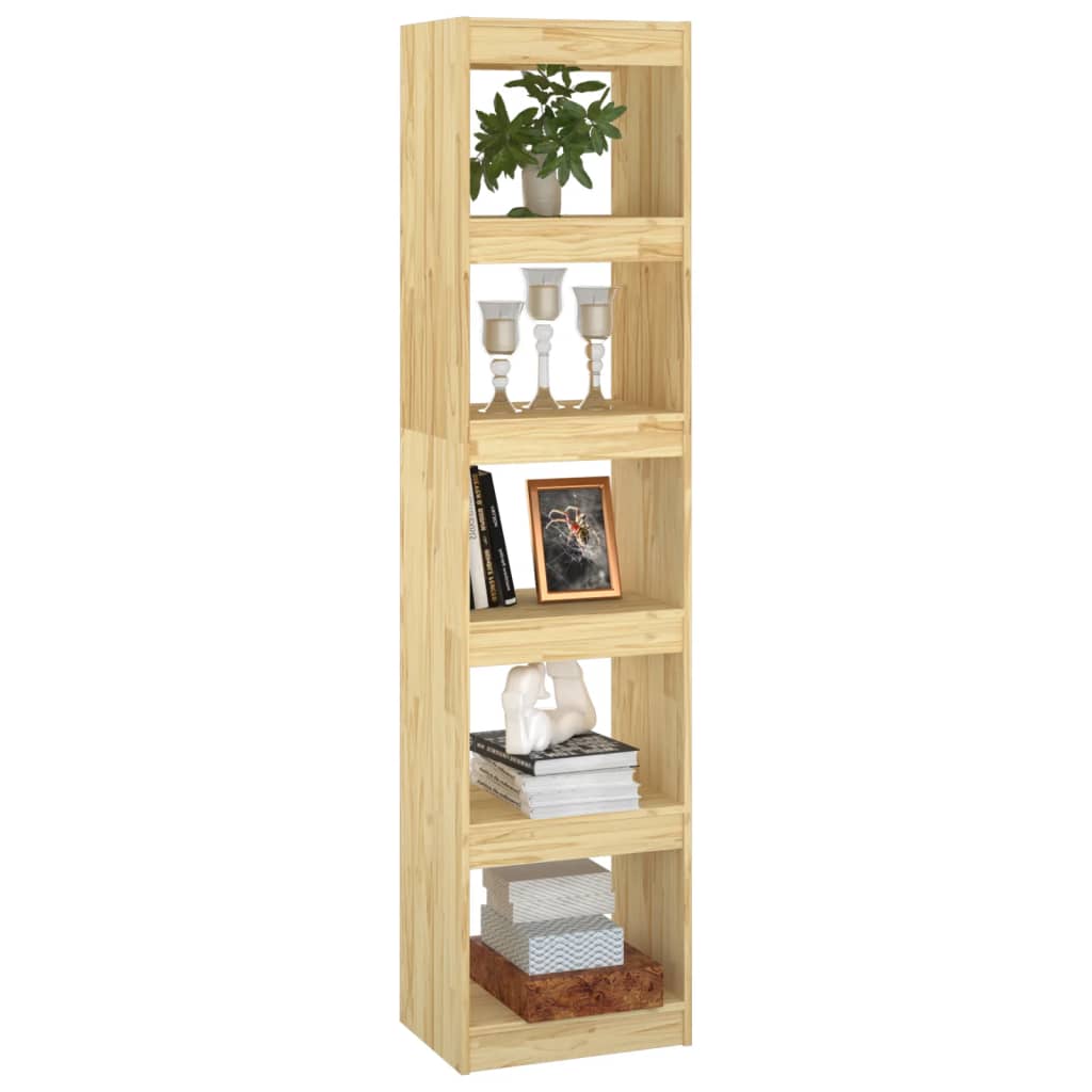 8720286608487_g_en_hd_2 vidaXL Book Cabinet/Room Divider 40x30x167.5 cm Solid Pinewood - Image 5
