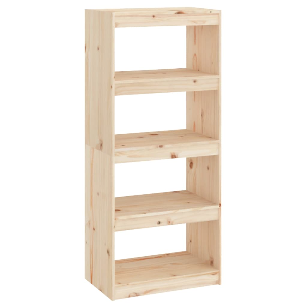 8720286608685_a_en_hd_1 vidaXL Book Cabinet/Room Divider 60x30x135.5 cm Solid Wood Pine - Image 2
