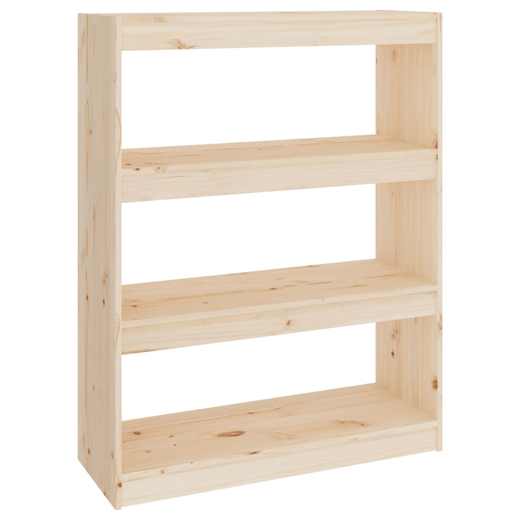 8720286608883_a_en_hd_1 vidaXL Book Cabinet/Room Divider 80x30x103.5 cm Solid Wood Pine - Image 2