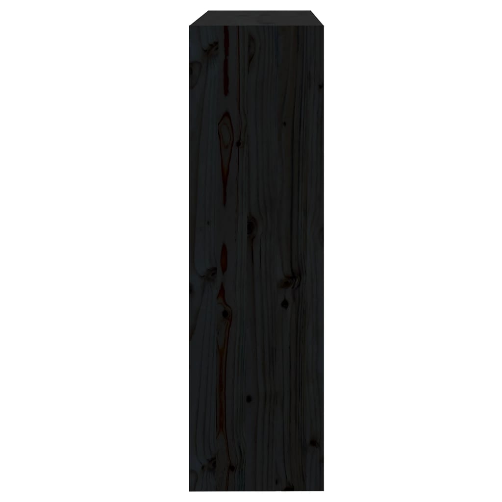 8720286608920_g_en_hd_4 vidaXL Book Cabinet/Room Divider Black 80x30x103.5 cm Solid Wood Pine - Image 7