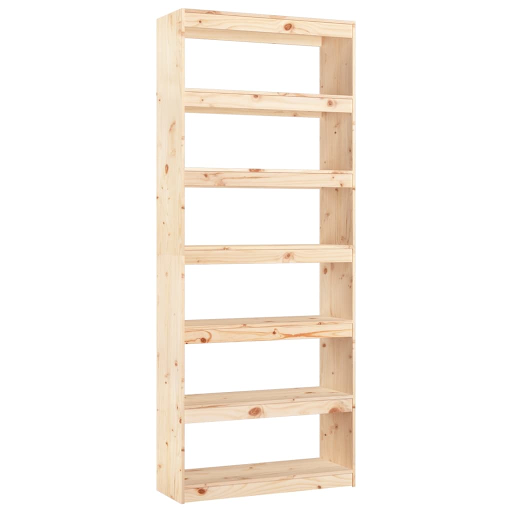 8720286609033_a_en_hd_1 vidaXL Book Cabinet/Room Divider 80x30x199.5 cm Solid Wood Pine - Image 2