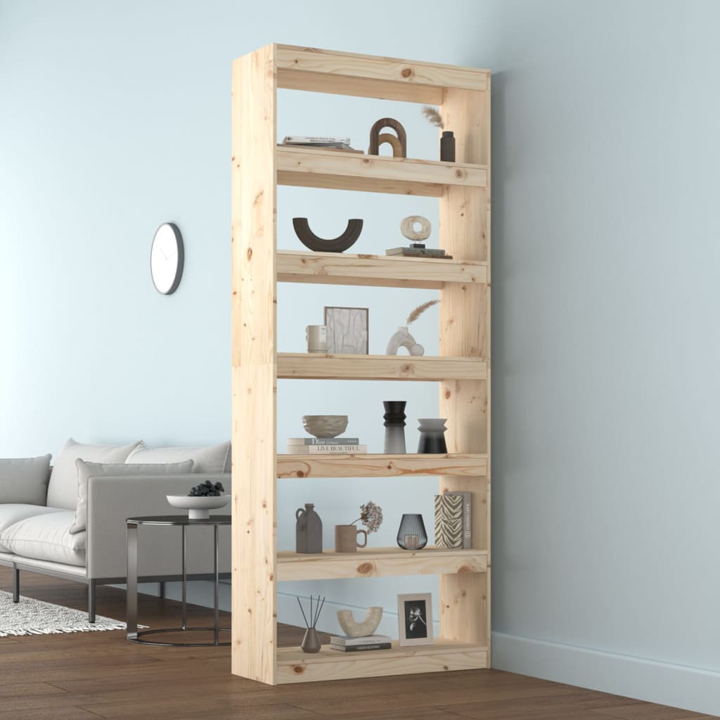 8720286609033_g_en_hd_1 vidaXL Book Cabinet/Room Divider 80x30x199.5 cm Solid Wood Pine - Image 4