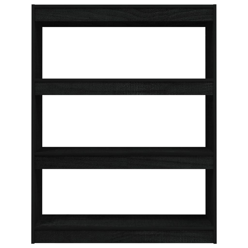 8720286609170_g_en_hd_3 vidaXL Book Cabinet/Room Divider Black 100x30x103 cm Solid Pinewood - Image 6