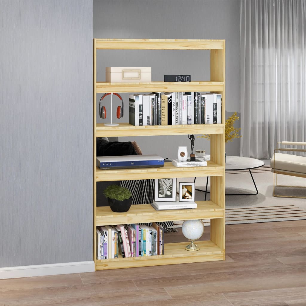 8720286609231_g_en_hd_1 vidaXL Book Cabinet/Room Divider 100x30x167.5 cm Solid Pinewood - Image 4