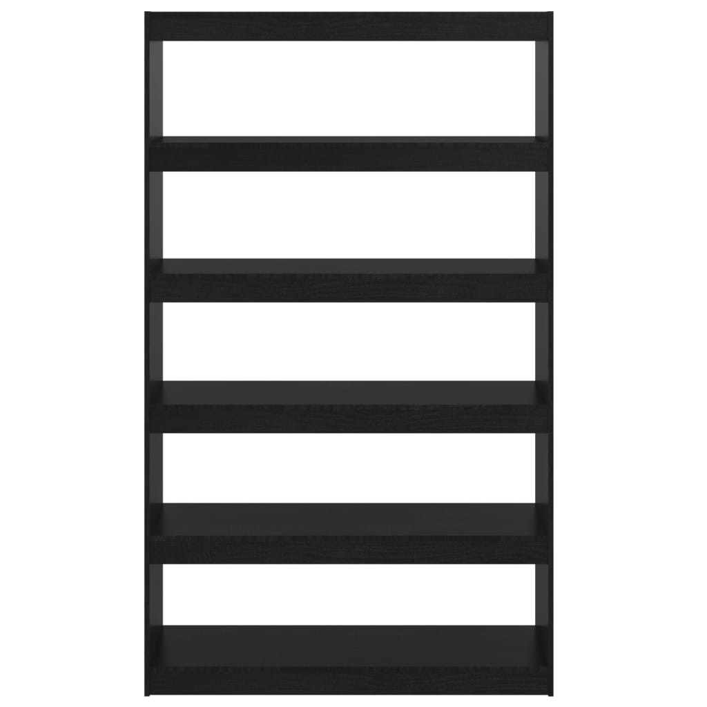 8720286609279_g_en_hd_3 vidaXL Book Cabinet/Room Divider Black 100x30x167.5 cm Solid Pinewood - Image 6