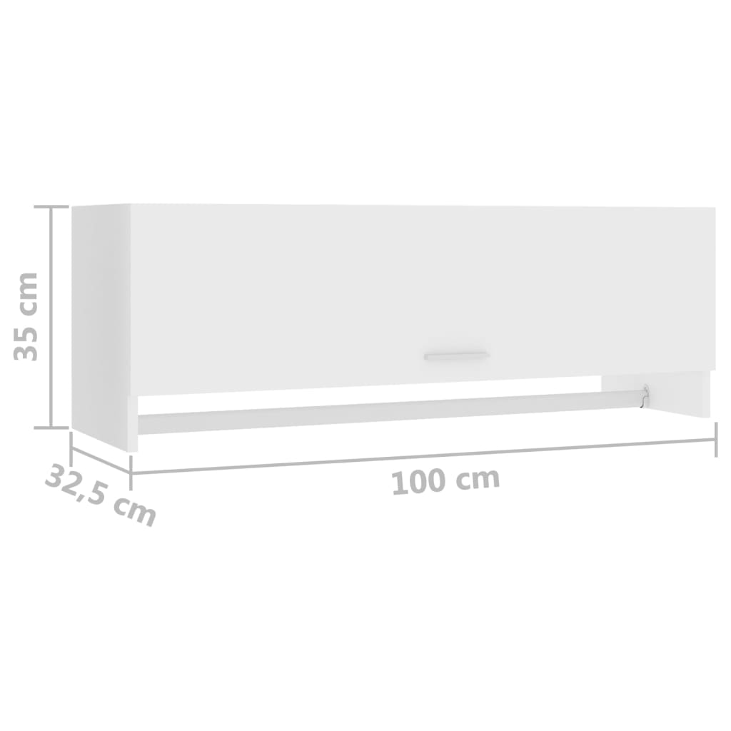 8720286609330_g_en_hd_6 vidaXL Wardrobe White 100x32.5x35 cm Engineered Wood - Image 8