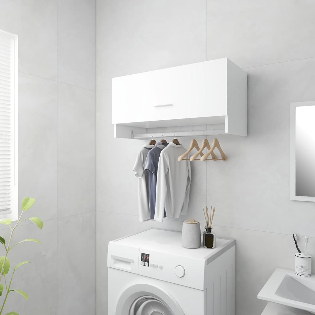 8720286609422_g_en_hd_1 vidaXL Wardrobe White 70x32.5x35 cm Engineered Wood - Image 4