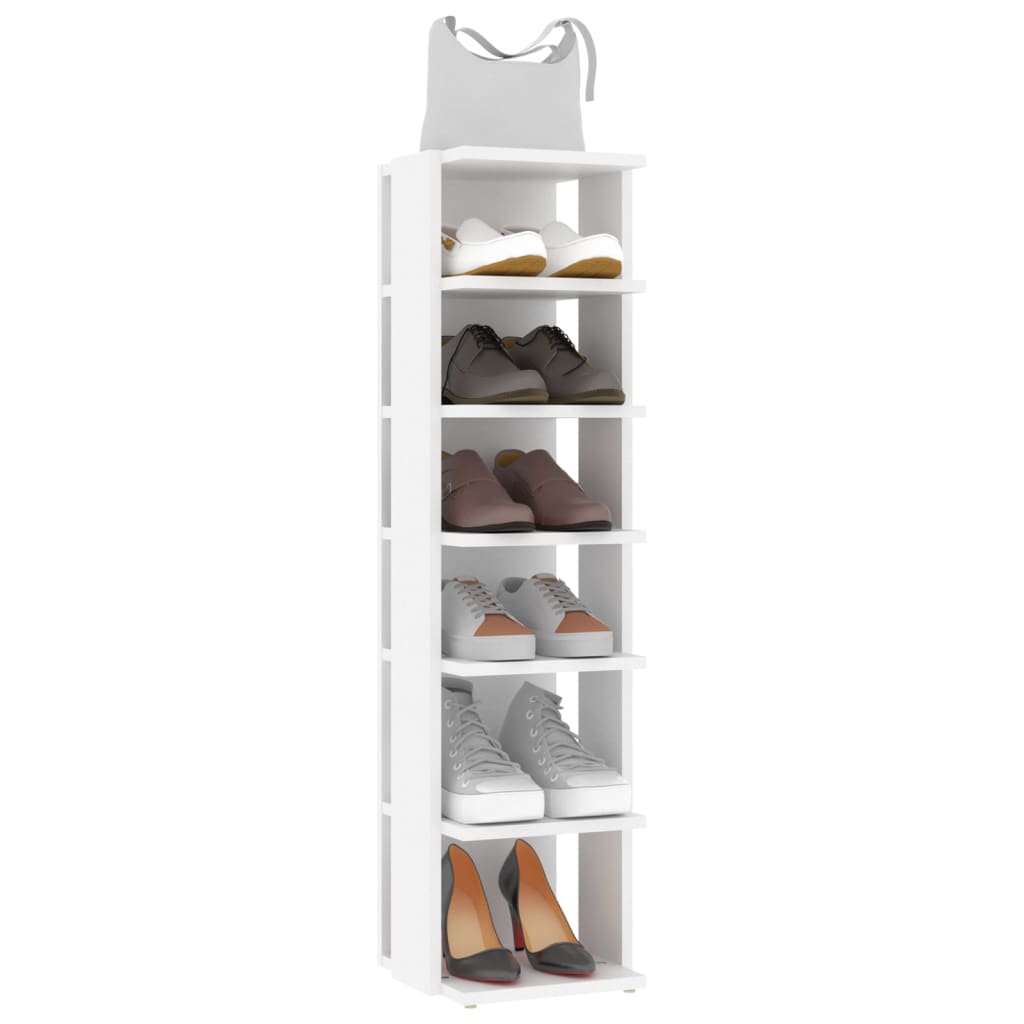 8720286610244_g_en_hd_5 vidaXL Shoe Cabinets 2 pcs White 27.5x27x102 cm Engineered Wood - Image 8