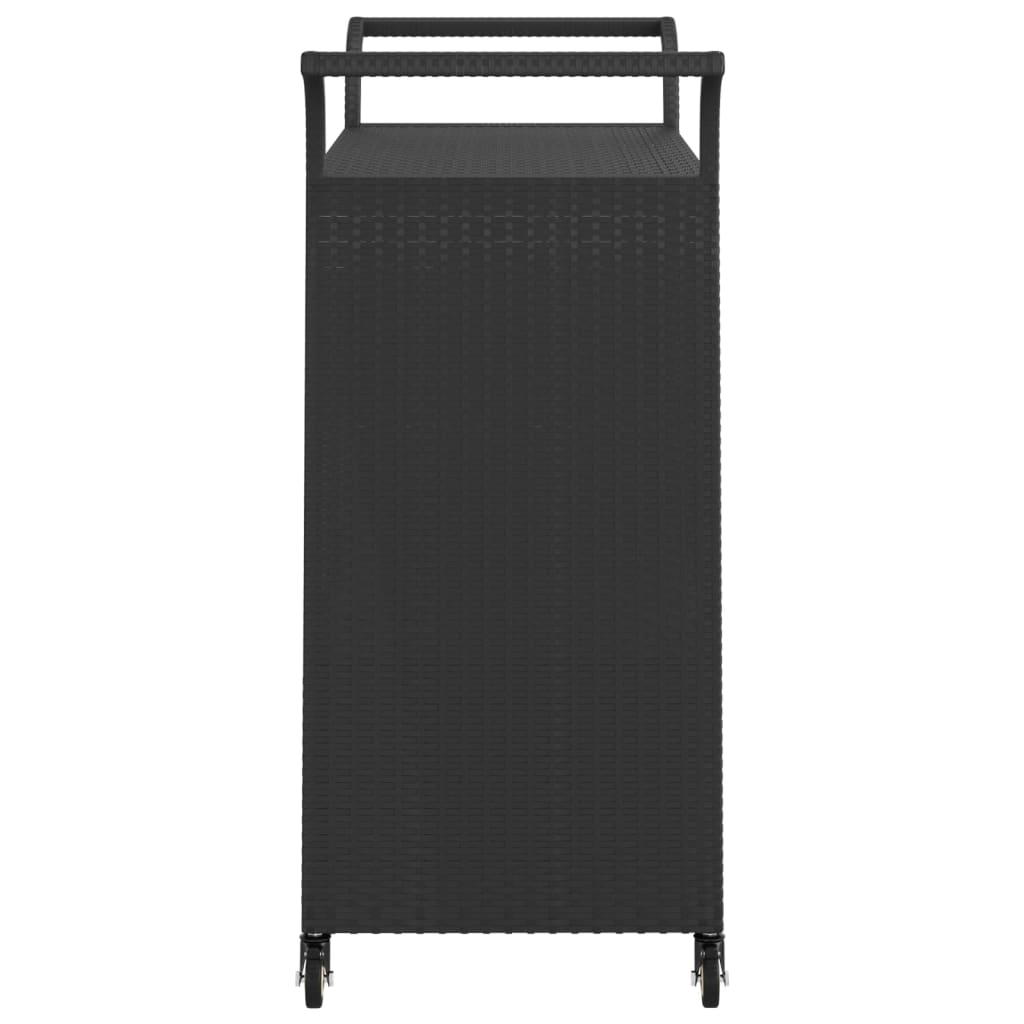 8720286638231_g_en_hd_3 vidaXL Bar Cart with Drawer Black 100x45x97 cm Poly Rattan - Image 5