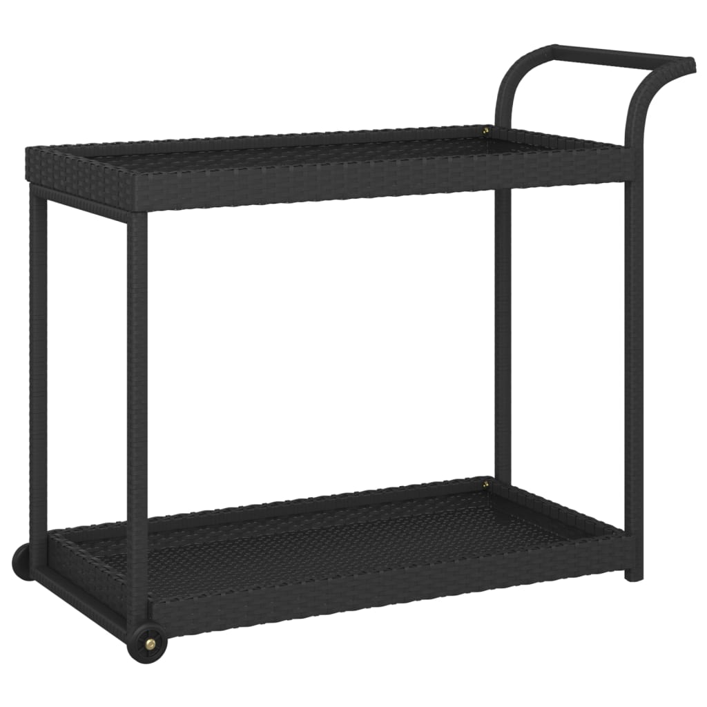 8720286638262_a_en_hd_1 vidaXL Bar Cart Black 100x45x83 cm Poly Rattan - Image 2