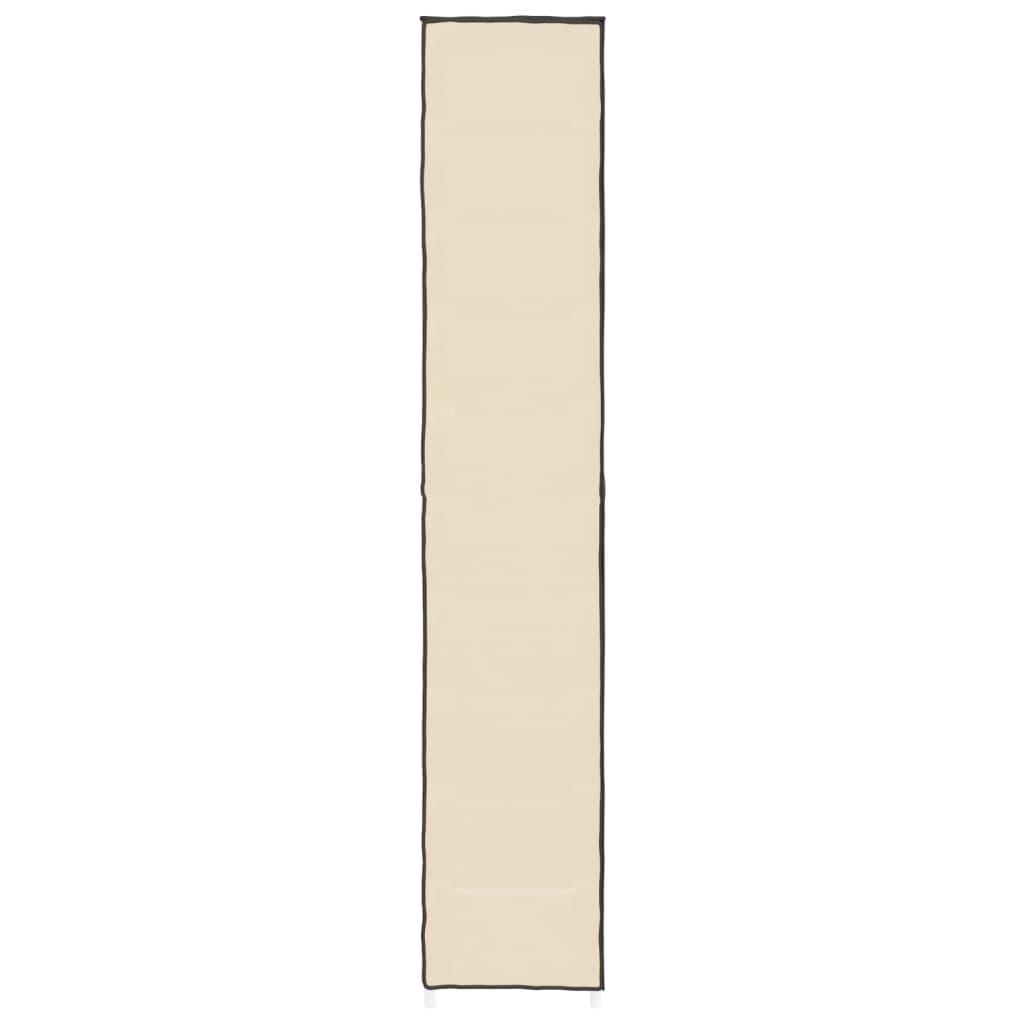 8720286640814_g_en_hd_3 vidaXL Shoe Cabinet Cream 60x30x166 cm Fabric - Image 5