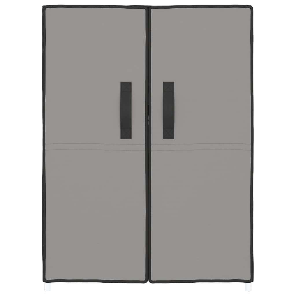 8720286640838_g_en_hd_1 vidaXL Shoe Cabinet Grey 60x28x90 cm Fabric - Image 3