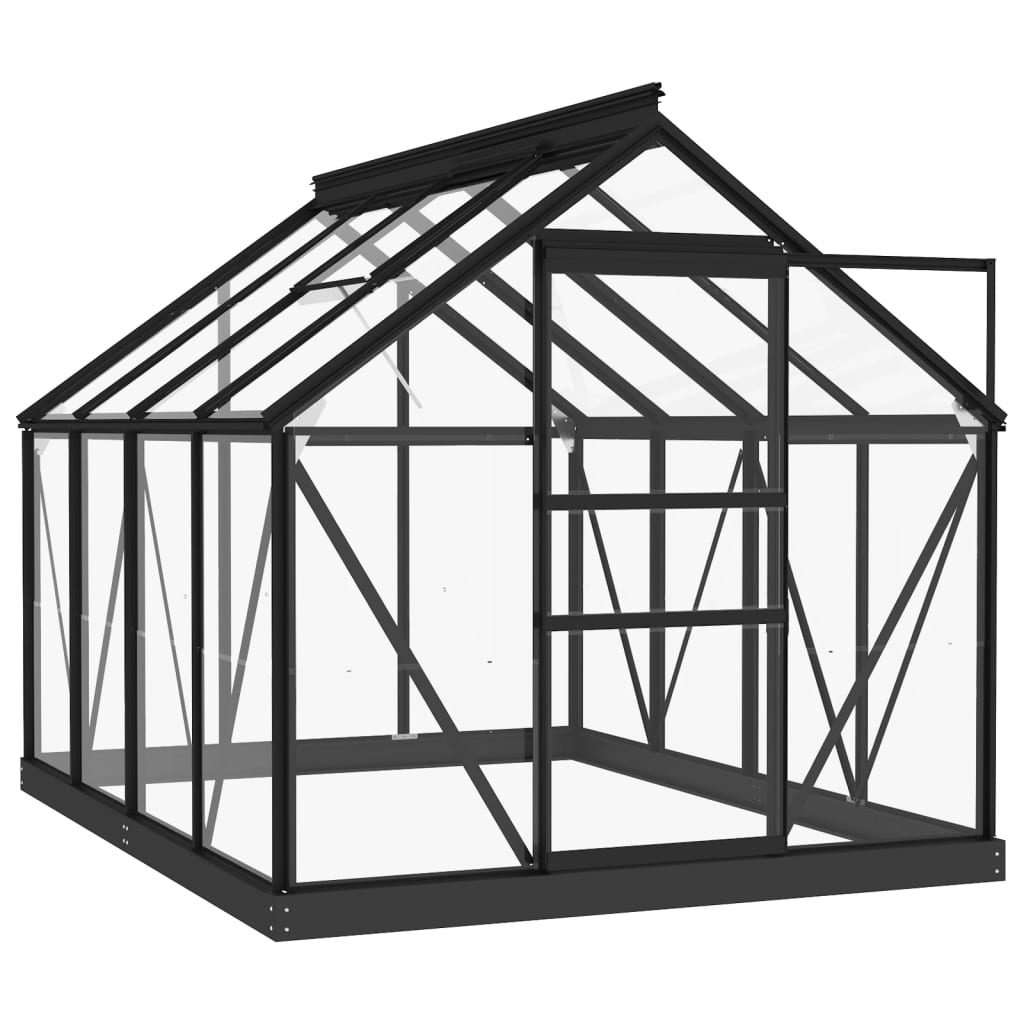 8720286641217_a_en_hd_1 vidaXL Greenhouse Replacement Frame Anthracite 155x103x191 cm Aluminium - Image 2